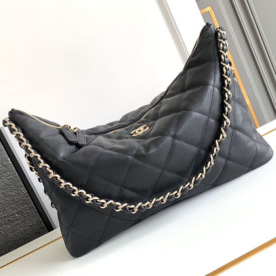 Borsa grande Hobo Nero AS4246 Replica Replica Perfette Borsa grande Hobo Nero AS4246 imitazioni