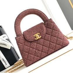 Borse Mini Kelly Denim arancione AS4416