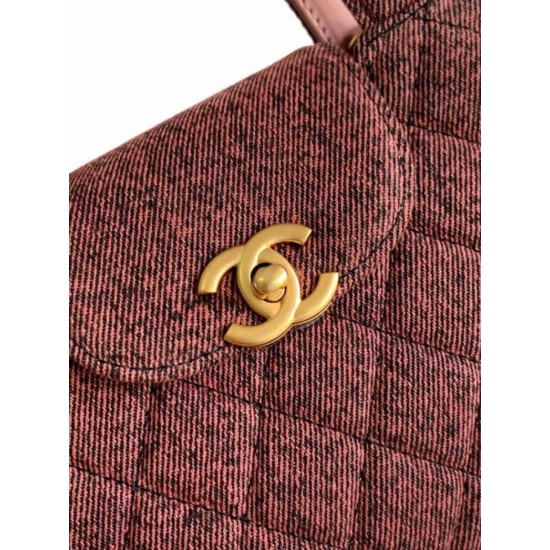Imitazioni borse griffate Mini Kelly Denim arancione AS4416 Replica Replica Perfette Imitazioni borse griffate Mini Kelly Denim arancione AS4416 imitazioni