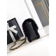 Replica Perfetta con patta in pelle di agnello shearling AS5149 Nera qualità specchio Replica Perfette Perfetta con patta in pelle di agnello shearling AS5149 Nera imitazioni