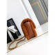 Borse Replica Alta Qualità con patta in pelle di agnello shearling AS5149 Marrone qualità specchio Replica Perfette Borse Alta Qualità con patta in pelle di agnello shearling AS5149 Marrone imitazioni