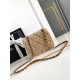 Dettagli perfetti Borse Replica mini con patta in pelle di agnello shearling AS5148 Beige qualità specchio Replica Perfette Dettagli perfetti Borse mini con patta in pelle di agnello shearling AS5148 Beige imitazioni