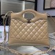Borsa Shiny Lambskin 31 Mini Shopping AS4133 beige Replica Replica Perfette Borsa Shiny Lambskin 31 Mini Shopping AS4133 beige imitazioni