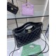 Borsa Shiny Lambskin 31 Mini Shopping AS4133 nera Replica Replica Perfette Borsa Shiny Lambskin 31 Mini Shopping AS4133 nera imitazioni
