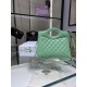 Dettagli perfetti Shiny Lambskin 31 Mini Shopping Bag AS4133 Verde Replica Replica Perfette Dettagli perfetti Shiny Lambskin 31 Mini Shopping Bag AS4133 Verde imitazioni