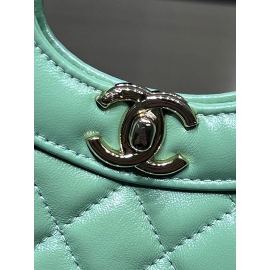 Dettagli perfetti Shiny Lambskin 31 Mini Shopping Bag AS4133 Verde Replica Replica Perfette Dettagli perfetti Shiny Lambskin 31 Mini Shopping Bag AS4133 Verde imitazioni