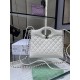 Borsa Shiny Lambskin 31 Mini Shopping Bag AS4133 Bianco Replica Replica Perfette Borsa Shiny Lambskin 31 Mini Shopping Bag AS4133 Bianco imitazioni