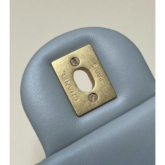 Borse Replica Alta Qualità piccola con patta blu AS4041 qualità specchio Replica Perfette Borse Alta Qualità piccola con patta blu AS4041 imitazioni