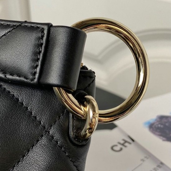 Replica Perfette Borsa hobo in pelle di vitello piccola nera AS4347 imitazioni