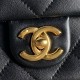 Borsa Replica piccola con patta in pelle di agnello AS5167 Nera qualità specchio Replica Perfette Borsa 1:1 piccola con patta in pelle di agnello AS5167 Nera imitazioni
