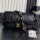Borsa Replica piccola con patta in pelle di agnello AS5167 Nera qualità specchio Replica Perfette Borsa 1:1 piccola con patta in pelle di agnello AS5167 Nera imitazioni