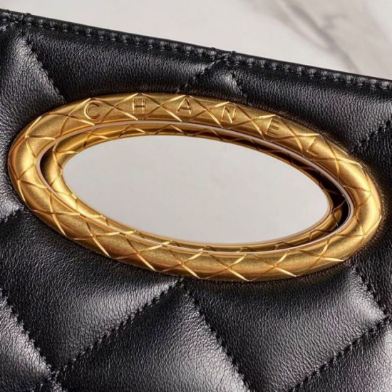 Dettagli perfetti 24B Clutch con catena Vanity AS5038/AS5036 Nero Replica Replica Perfette Dettagli perfetti 24B Clutch con catena Vanity AS5038/AS5036 Nero imitazioni