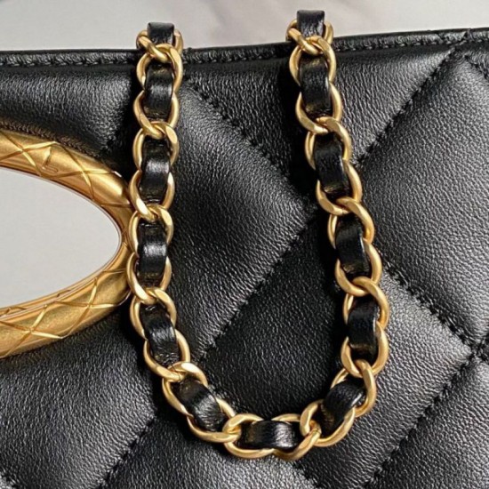 Dettagli perfetti 24B Clutch con catena Vanity AS5038/AS5036 Nero Replica Replica Perfette Dettagli perfetti 24B Clutch con catena Vanity AS5038/AS5036 Nero imitazioni