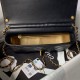 Replica Perfette Borse Firmate  24A con catena di lettere di perle AS5011 Nera imitazioni