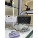 Replica Perfette Imitazioni borse griffate a catena 24K Vanity AP2199 Nera imitazioni