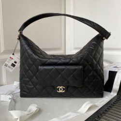 Replica Perfette Maxi Hobo Borsa AS4339 Nero imitazioni