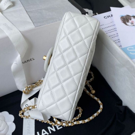 Replica Perfette AS1787 Mini Flap Borsa Bianco imitazioni