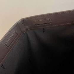 Borsa Fendi Origami Grande 8BH415 Caffè Scuro Replica Replica Perfette Borsa Fendi Origami Grande 8BH415 Caffè Scuro imitazioni