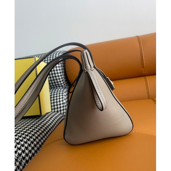 Borsa mini Fendi Origami 8BS083 Grigia Replica Replica Perfette Borsa mini Fendi Origami 8BS083 Grigia imitazioni