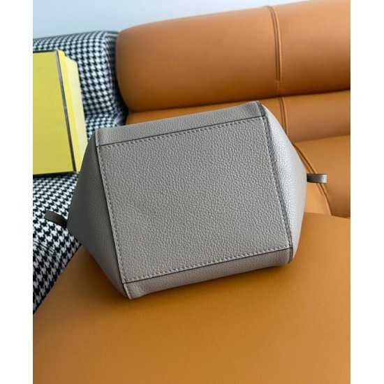 Borsa mini Fendi Origami 8BS083 Grigia Replica Replica Perfette Borsa mini Fendi Origami 8BS083 Grigia imitazioni