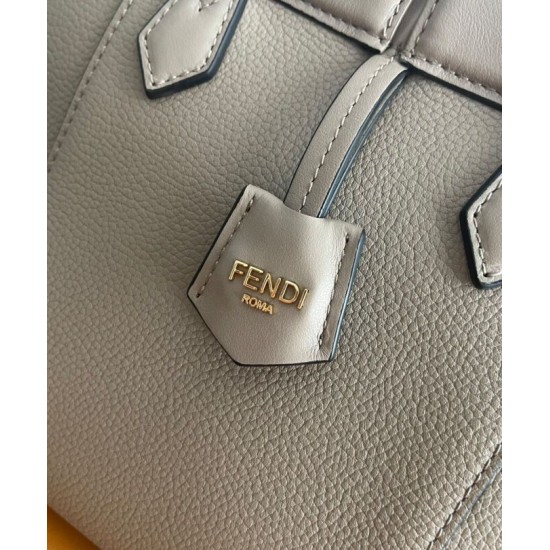 Borsa mini Fendi Origami 8BS083 Grigia Replica Replica Perfette Borsa mini Fendi Origami 8BS083 Grigia imitazioni