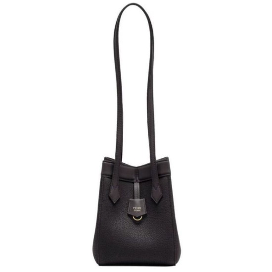 Borsa mini Fendi Origami 8BS083 Nera Replica Replica Perfette Borsa mini Fendi Origami 8BS083 Nera imitazioni