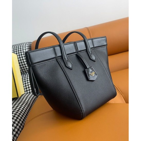 Borsa mini Fendi Origami 8BS083 Nera Replica Replica Perfette Borsa mini Fendi Origami 8BS083 Nera imitazioni