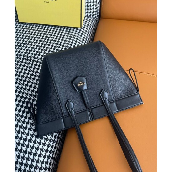 Borsa mini Fendi Origami 8BS083 Nera Replica Replica Perfette Borsa mini Fendi Origami 8BS083 Nera imitazioni