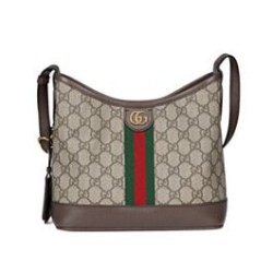 Borse a tracolla piccola Gucci Ophidia GG 781402 Caffè scuro