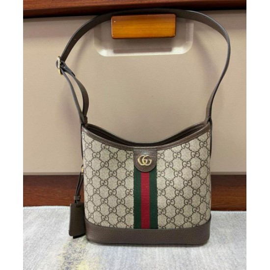 Borse Replica Alta Qualità a tracolla piccola Gucci Ophidia GG 781402 Caffè scuro qualità specchio Replica Perfette Borse Alta Qualità a tracolla piccola Gucci Ophidia GG 781402 Caffè scuro imitazioni