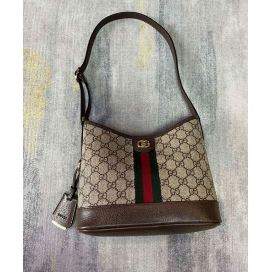 Borse Replica Alta Qualità a tracolla piccola Gucci Ophidia GG 781402 Caffè scuro qualità specchio Replica Perfette Borse Alta Qualità a tracolla piccola Gucci Ophidia GG 781402 Caffè scuro imitazioni