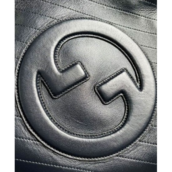 Borsa tote media Gucci Blondie 751516 Nera Replica Replica Perfette Borsa tote media Gucci Blondie 751516 Nera imitazioni