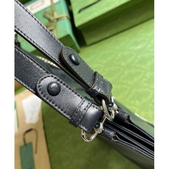 Borsa tote media Gucci Blondie 751516 Nera Replica Replica Perfette Borsa tote media Gucci Blondie 751516 Nera imitazioni