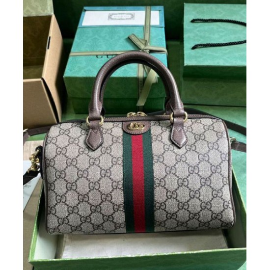 Borse Replica Gucci Ophidia Gg piccola con manico superiore 772061 Caffè scuro qualità specchio Replica Perfette Borse Gucci Ophidia Gg piccola con manico superiore 772061 Caffè scuro imitazioni