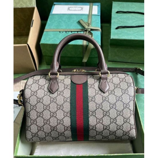 Borse Replica Gucci Ophidia Gg piccola con manico superiore 772061 Caffè scuro qualità specchio Replica Perfette Borse Gucci Ophidia Gg piccola con manico superiore 772061 Caffè scuro imitazioni
