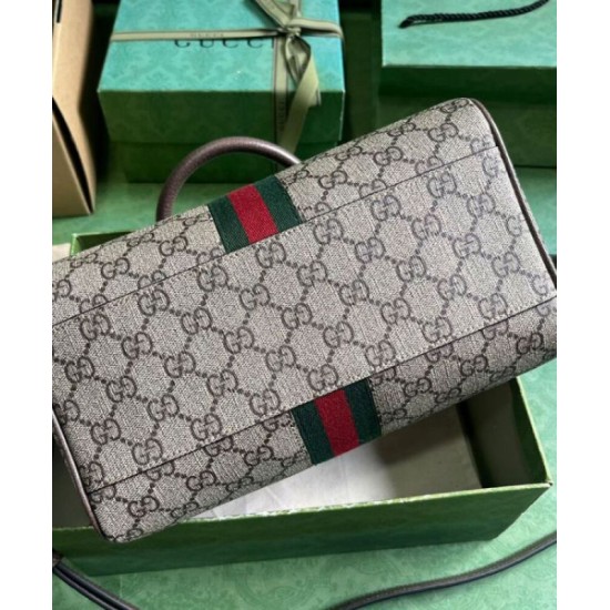 Borse Replica Gucci Ophidia Gg piccola con manico superiore 772061 Caffè scuro qualità specchio Replica Perfette Borse Gucci Ophidia Gg piccola con manico superiore 772061 Caffè scuro imitazioni