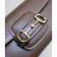 Bora Pari replica a tracolla piccola Gucci Horsebit 1955 735178 Caffè qualità specchio Replica Perfette Bora Pari a tracolla piccola Gucci Horsebit 1955 735178 Caffè imitazioni