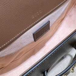 Bora Pari replica a tracolla piccola Gucci Horsebit 1955 735178 Caffè qualità specchio Replica Perfette Bora Pari a tracolla piccola Gucci Horsebit 1955 735178 Caffè imitazioni