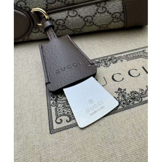 Borsa a tracolla piccola Gucci Ophidia Series GG Dark Coffee Replica Replica Perfette Borsa a tracolla piccola Gucci Ophidia Series GG Dark Coffee imitazioni