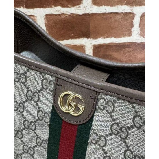 Borsa a tracolla piccola Gucci Ophidia Series GG Dark Coffee Replica Replica Perfette Borsa a tracolla piccola Gucci Ophidia Series GG Dark Coffee imitazioni