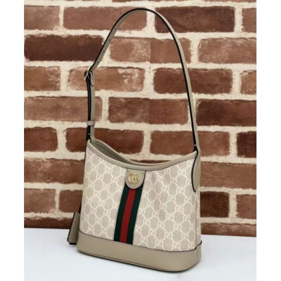 Borsa a tracolla piccola Gucci Ophidia Series GG Crema Replica Replica Perfette Borsa a tracolla piccola Gucci Ophidia Series GG Crema imitazioni