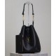 Replica Perfette YSL Saint Laurent Paris Vii Pochon In Pelle Di Agnello Nero imitazioni