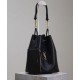 Replica Perfette YSL Saint Laurent Paris Vii Pochon In Pelle Di Agnello Nero imitazioni