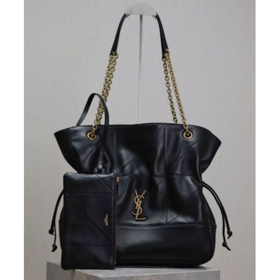 Replica Perfette YSL Saint Laurent Jamie 4.3 Borsa Tote In Pelle Di Montone Nero imitazioni