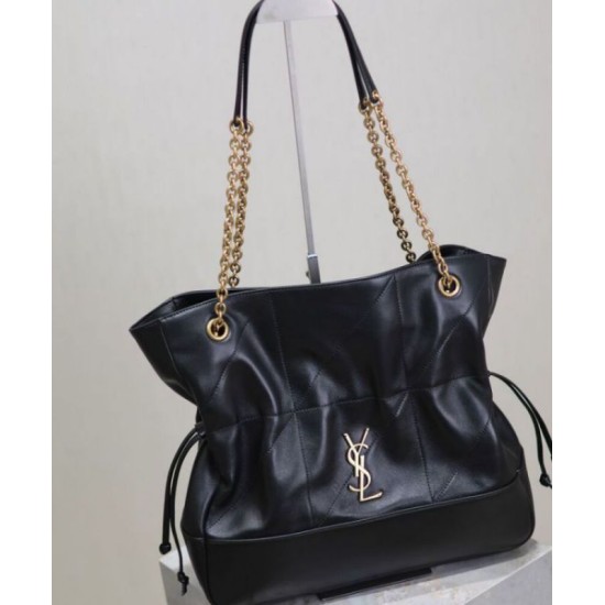 Replica Perfette YSL Saint Laurent Jamie 4.3 Borsa Tote In Pelle Di Montone Nero imitazioni