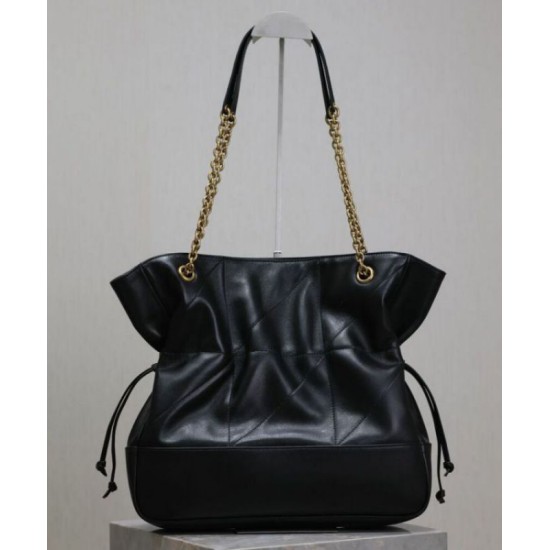 Replica Perfette YSL Saint Laurent Jamie 4.3 Borsa Tote In Pelle Di Montone Nero imitazioni