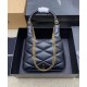 Replica Perfette Imitazione YSL Saint Laurent Sade Hobo In Pelle Di Agnello Nero imitazioni