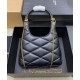 Replica Perfette Imitazione YSL Saint Laurent Sade Hobo In Pelle Di Agnello Nero imitazioni