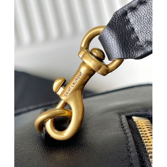 Imitazione YSL Saint Laurent Lyia Duffle In Pelle Di Agnello Trapuntata Nero Replica Replica Perfette Imitazione YSL Saint Laurent Lyia Duffle In Pelle Di Agnello Trapuntata Nero imitazioni