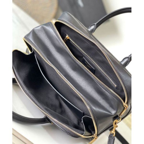 Imitazione YSL Saint Laurent Lyia Duffle In Pelle Di Agnello Trapuntata Nero Replica Replica Perfette Imitazione YSL Saint Laurent Lyia Duffle In Pelle Di Agnello Trapuntata Nero imitazioni